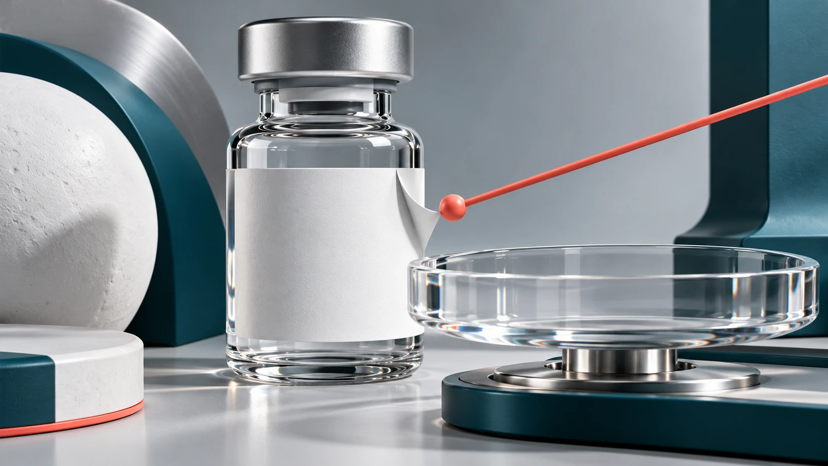 Illustrative vial label and amount verification concept