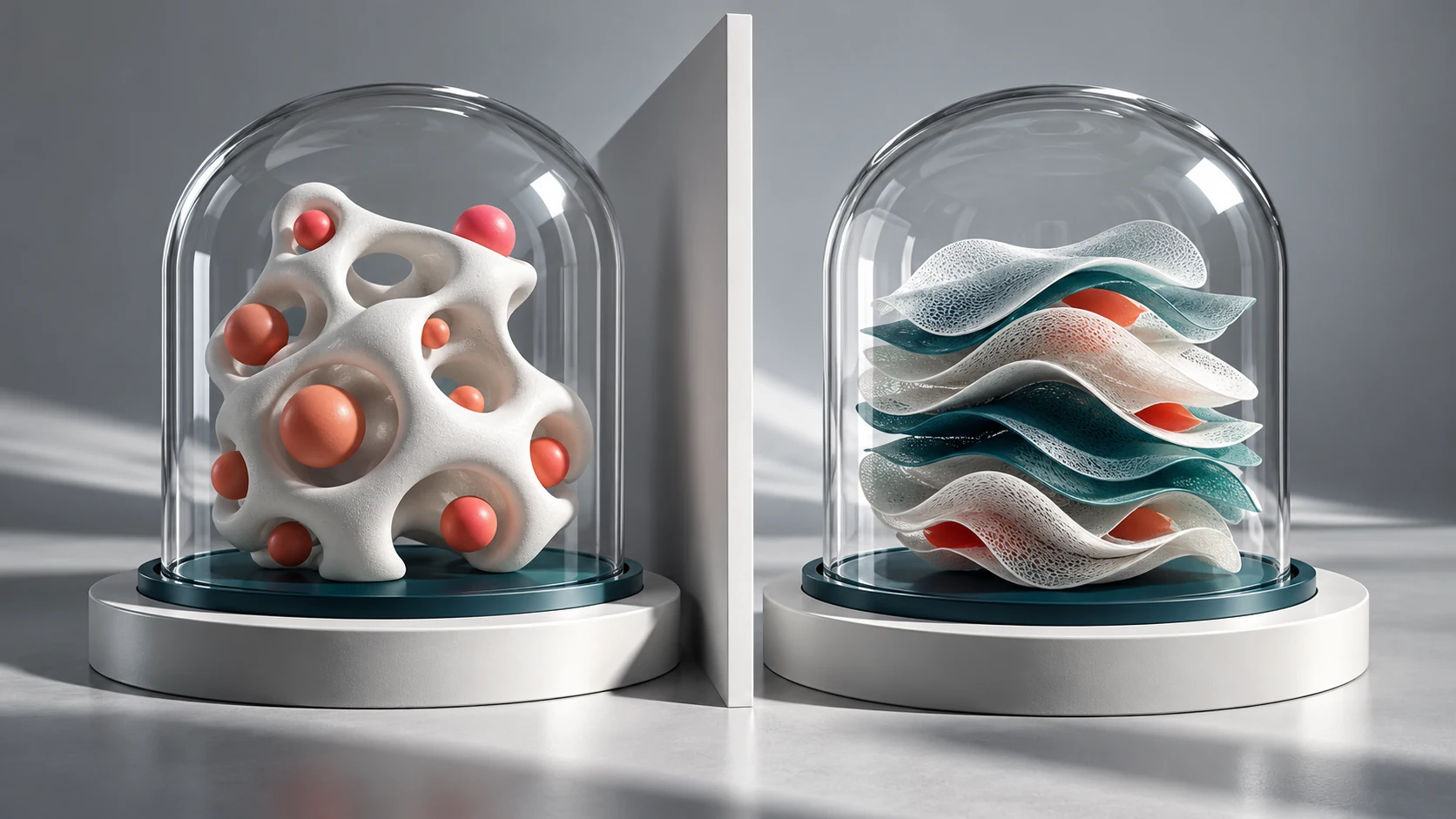 Separate abstract models representing distinct research questions