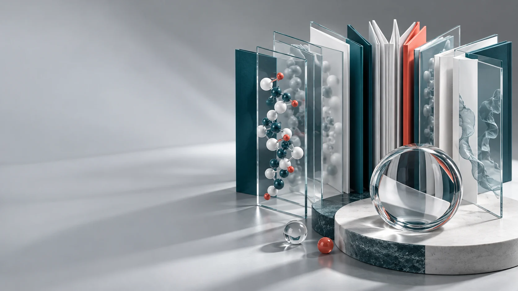 Illustrative Knowledge library scene